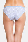 Zivame Anti-Microbial Medium Rise 3/4th Coverage Bikini Panty (Pack of 3) - Multicolor — thumbnail 3